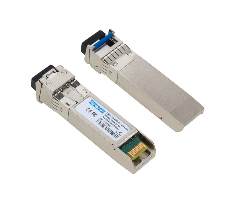 10GBASE-BX40-U SFP+ TX1270nm/RX1330nm 40km DDM Transceiver