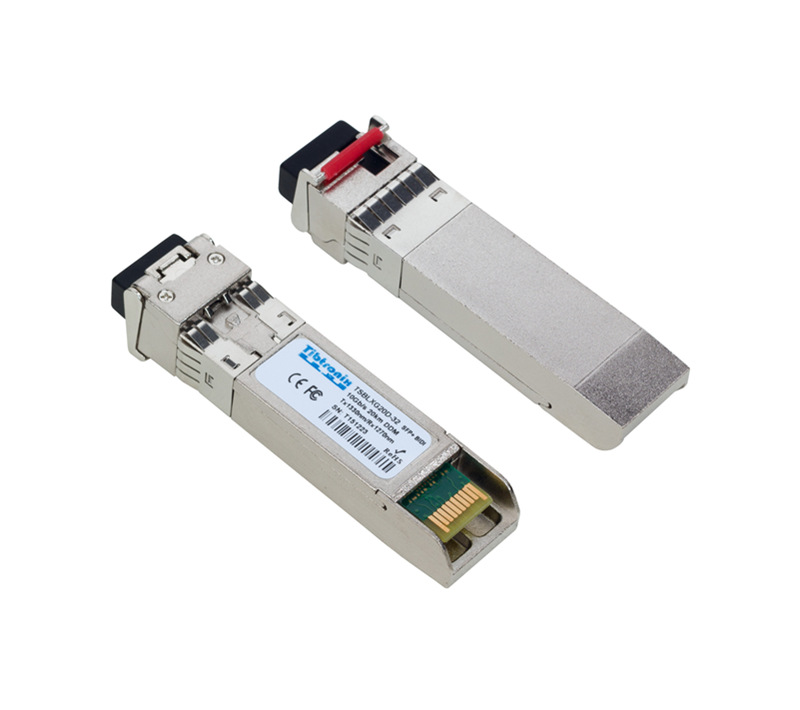 10GBASE-BX40-D SFP+ TX1330nm/Rx1270nm 40km DDM Transceiver