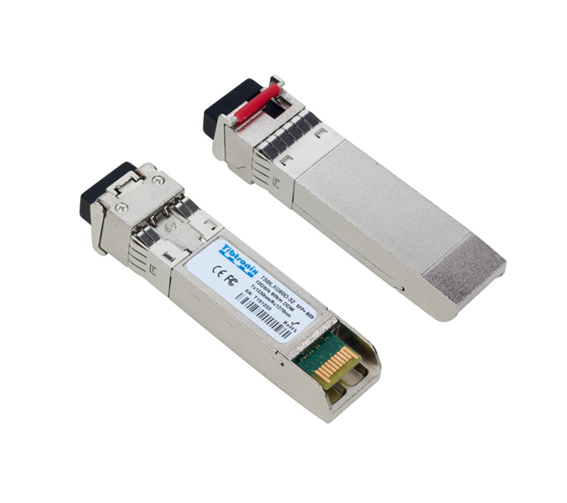 10GBASE-BX60-D SFP+ TX1330nm/Rx1270nm 60km DDM Transceiver