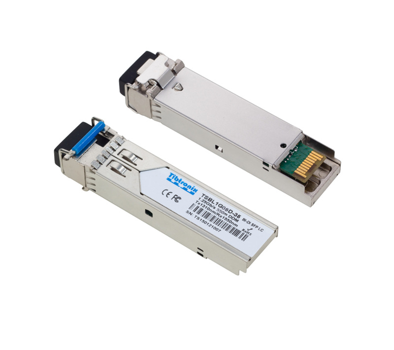 1000BASE-BX BiDi SFP TX1310nm/RX1550nm 500m DDM Transceiver