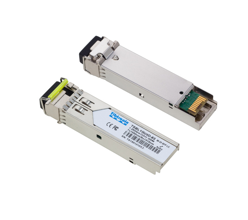 1000BASE-BX BiDi SFP TX1550nm/RX1310nm 500m DDM Transceiver