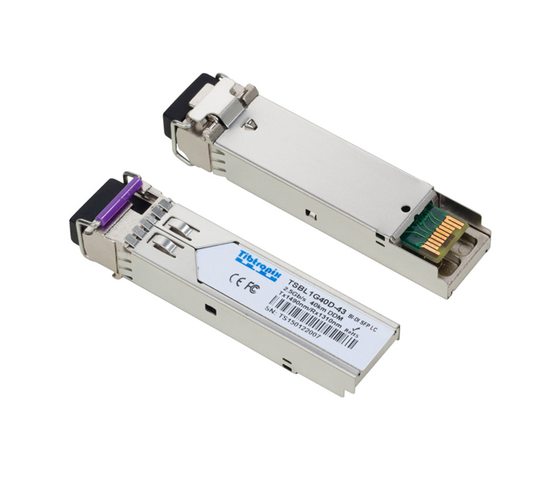 1000BASE-BX-D BiDi SFP TX1490nm/RX1310nm 40km DDM Transceiver