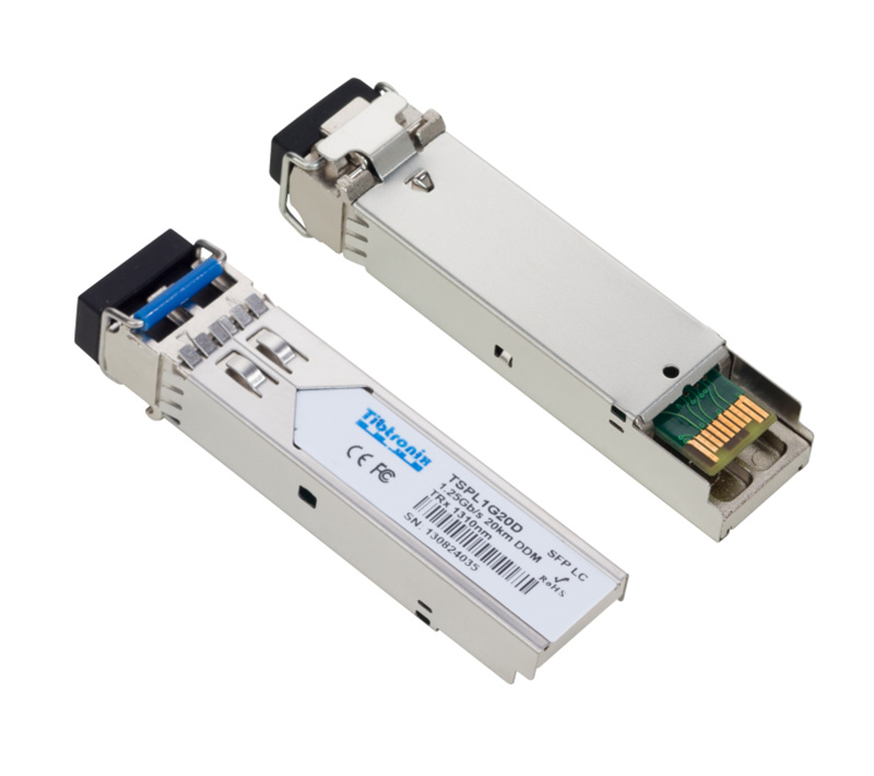 1.25G SFP LX 20km TRx1310nm LC DDM