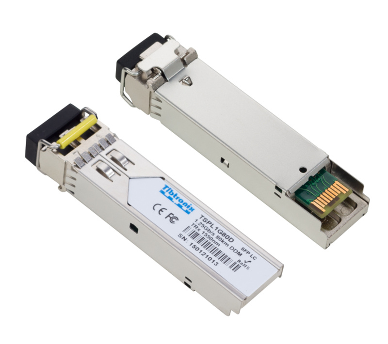 1.25G ZX SFP 1550nm 80km DDM Transceiver