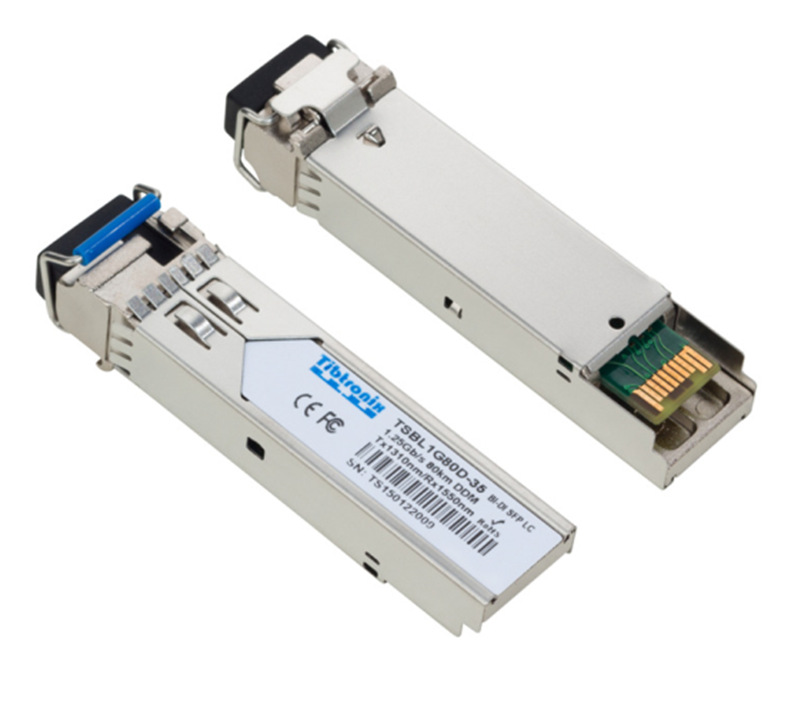 1.25Gb/s 60Km LC BiDi SFP Transceiver 1310nm Tx/1550nm Rx