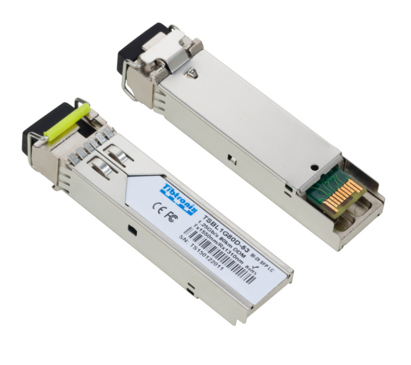 1.25Gb/s 60Km LC BiDi SFP Transceiver 1550nm Tx/1310nm Rx