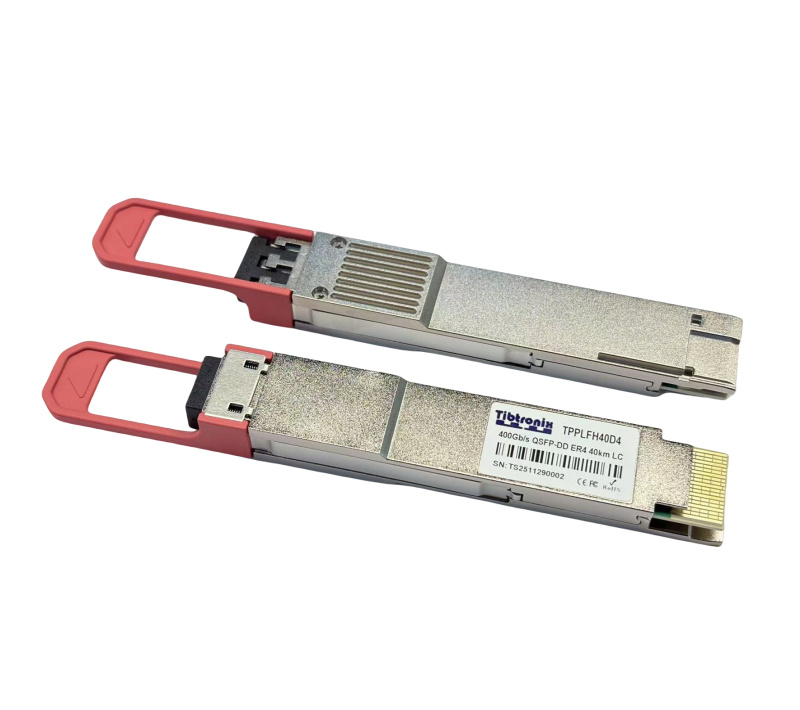 TPPLFH40D4 400Gb/s QSFP-DD ER4 40km SOA